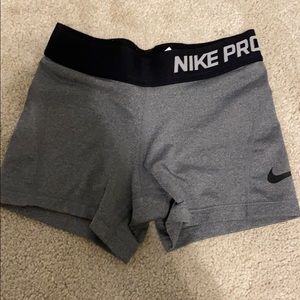 gray nike pro